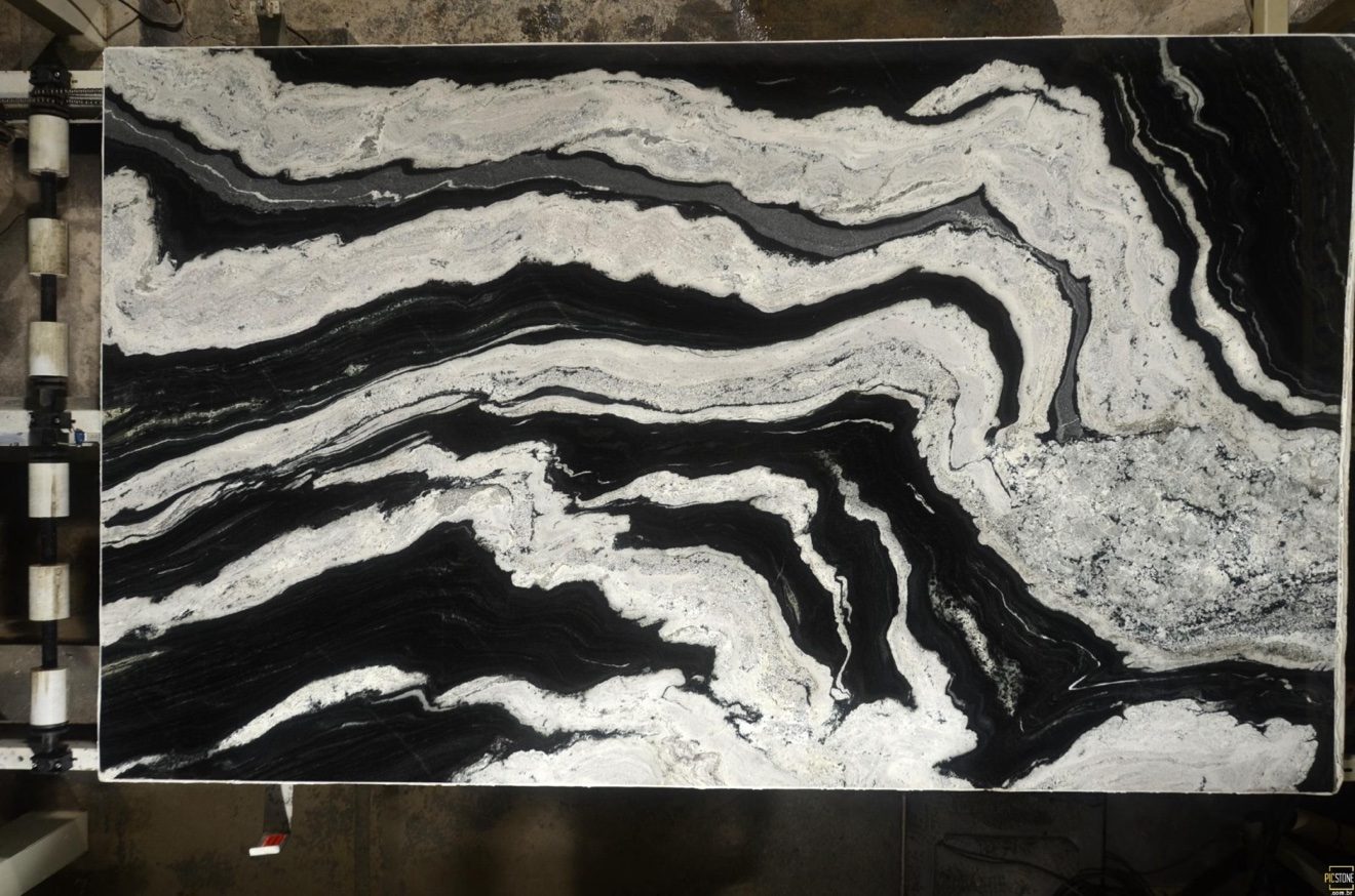Eclipse granite book-matched slabs